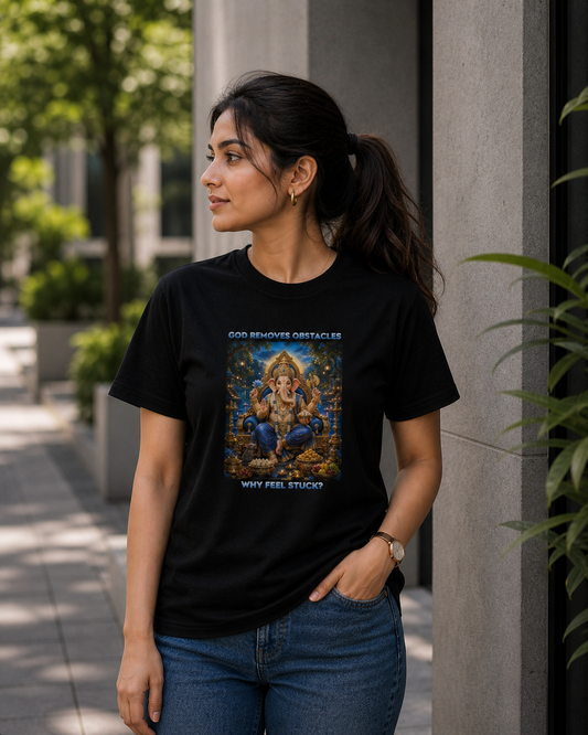 Lord Ganesha Divine Crew T-Shirt